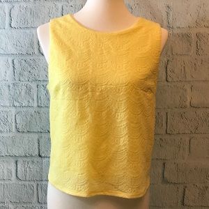 Yellow Crop Top
